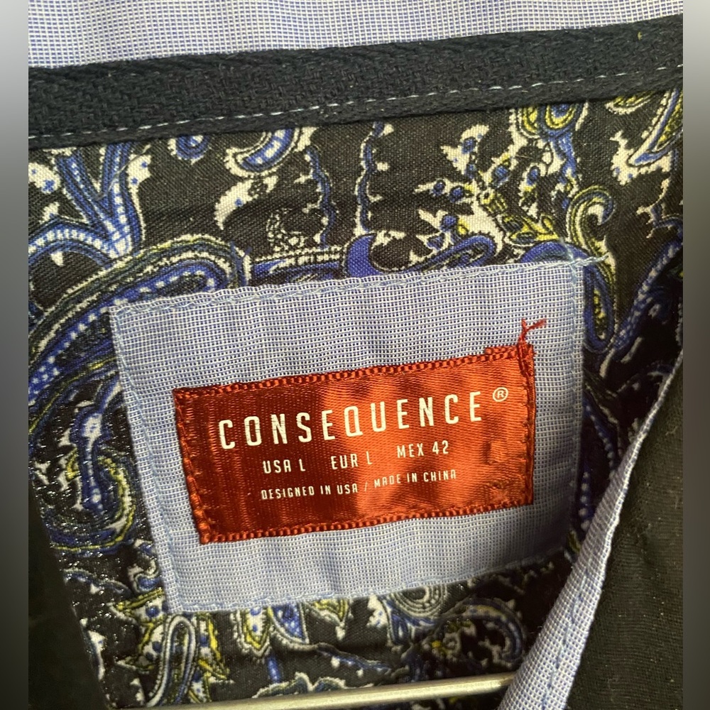 Consequence Button Down Long Sleeve. Large. Nwot.… - image 2
